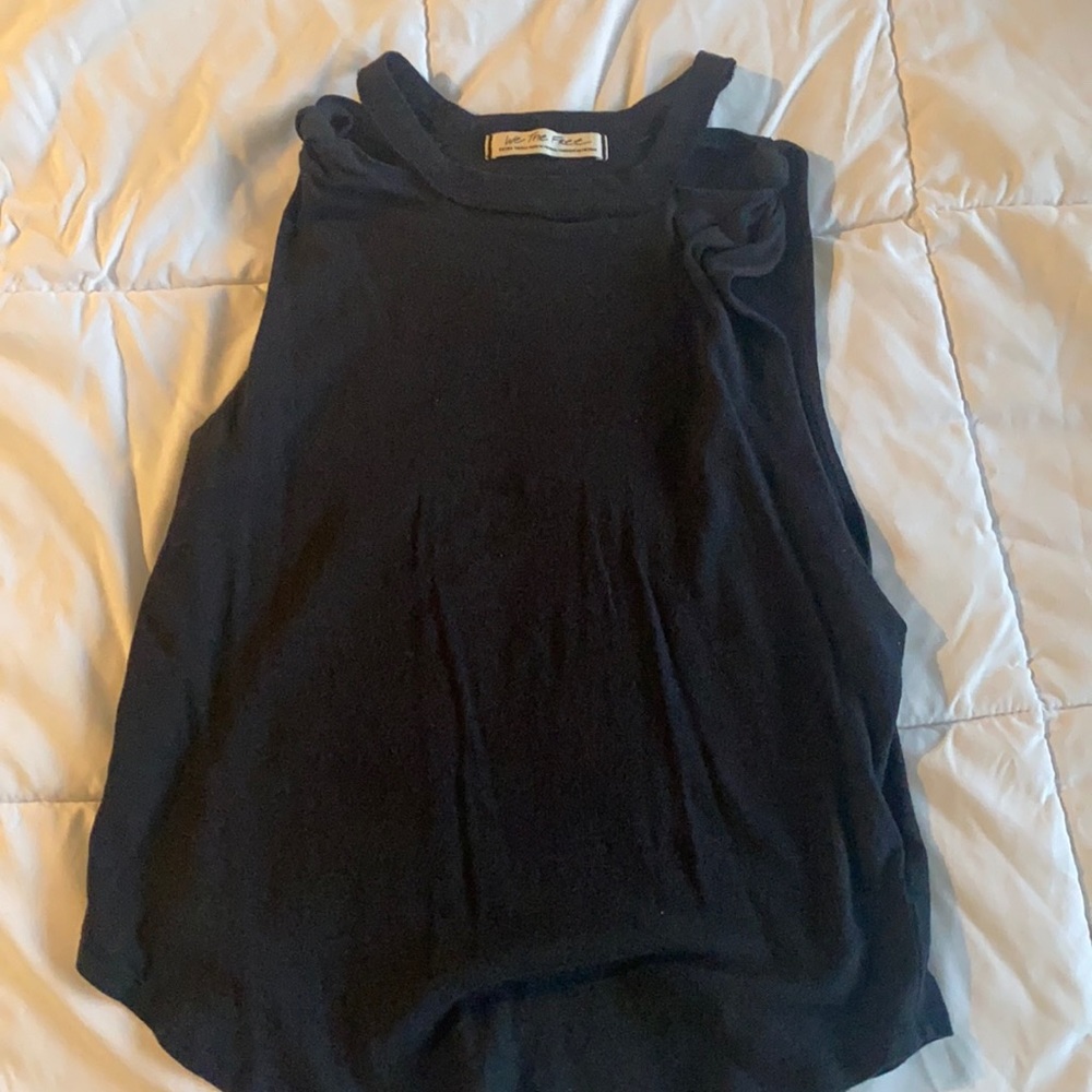 Free People Knot Cut Out Tank